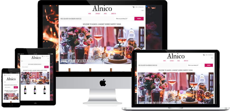 Alnico-Wine - Shopify Development