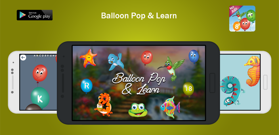 Balloon Pop And Learn For Kids - Android Development