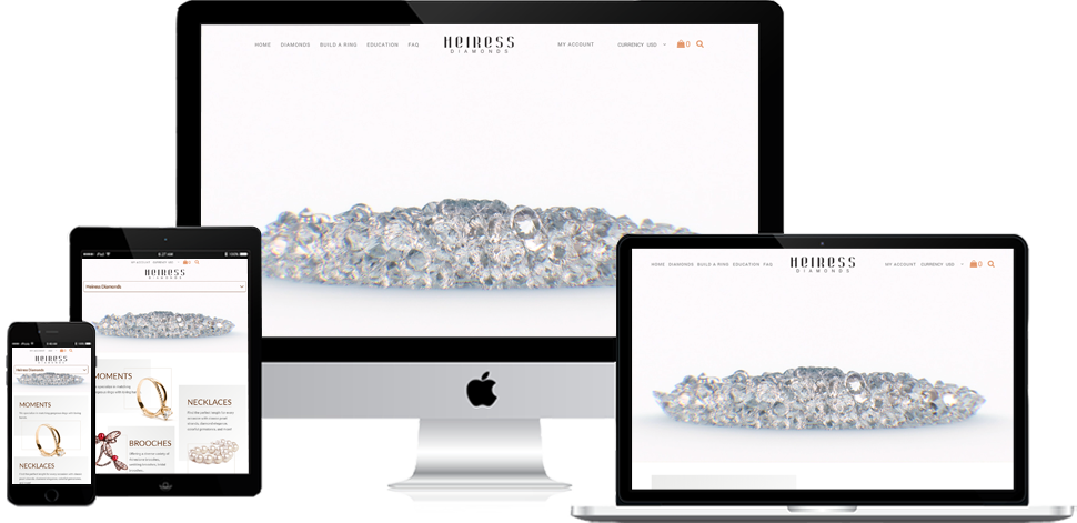 Heiress Diamonds - Shopify Development