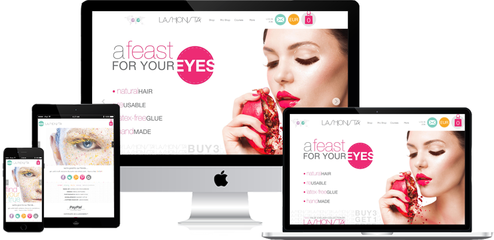 Lashionista Store - Shopify Development