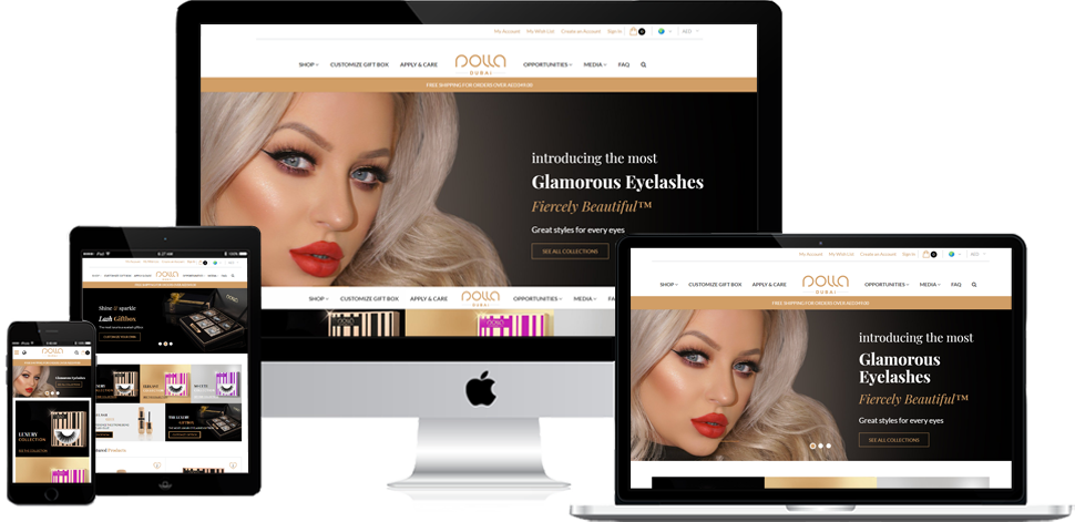 Nolla Lashes - Shopify Development