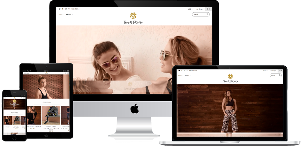 Temple-Flower - Shopify Development
