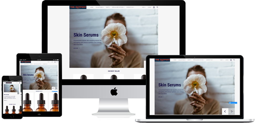 The Out Post Beauty - Shopify Development