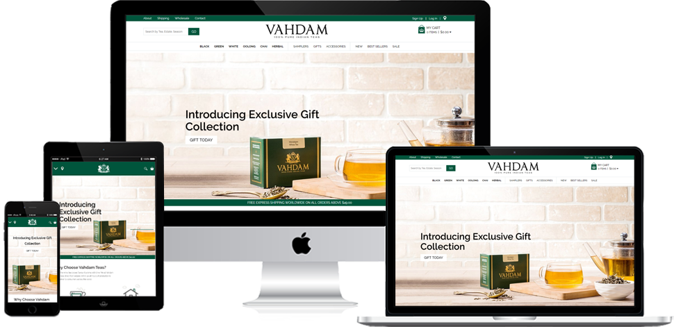 Vahdam Teas - Shopify Development