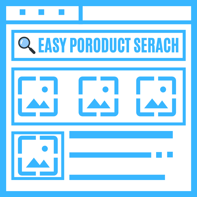 The easy product search option