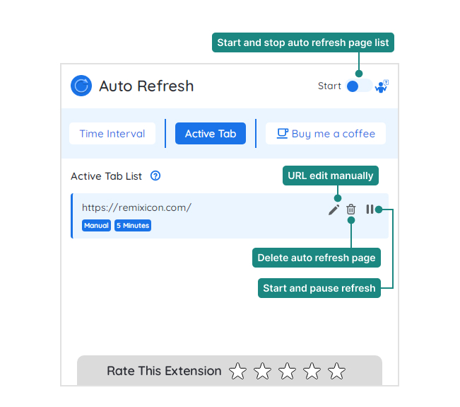 Auto Refresh Page extension