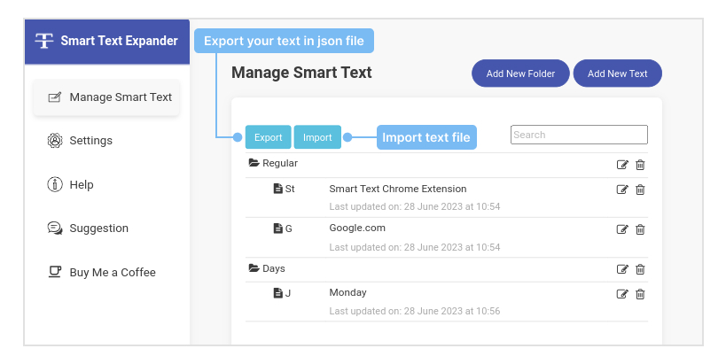 Smart Text Expander Extension