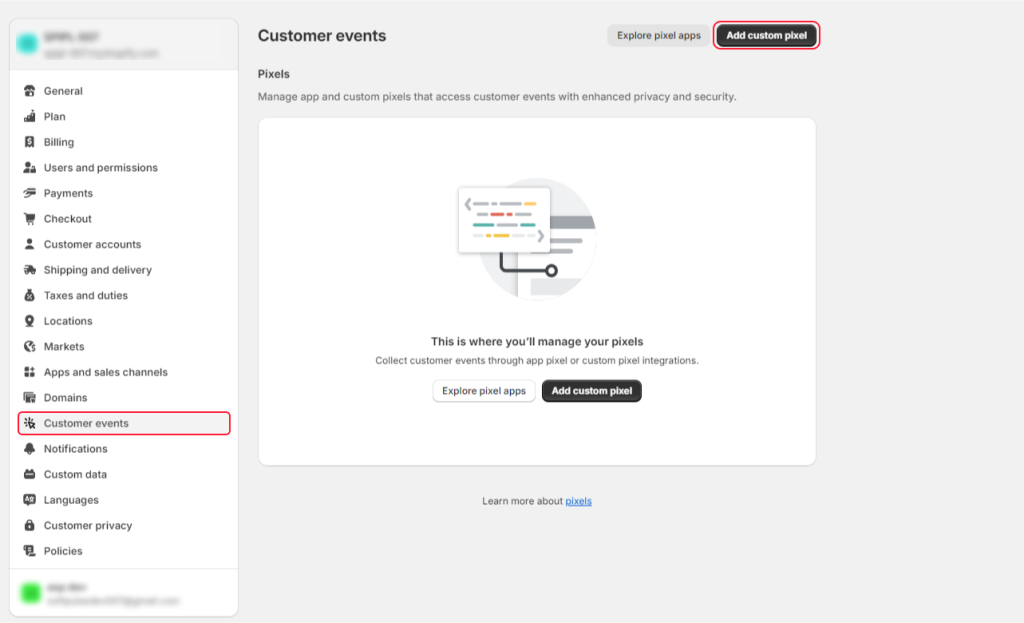 implement google tag manager on shopify checkout page