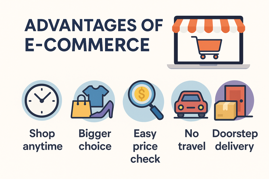 advantages of e-commerce