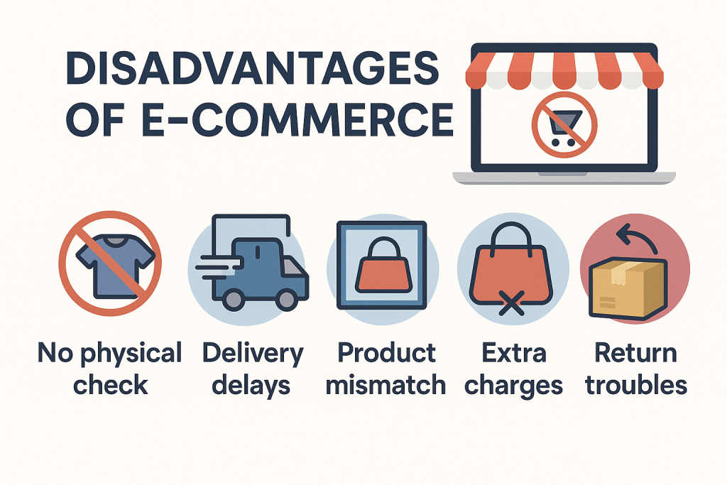 disadvantages of e-commerce