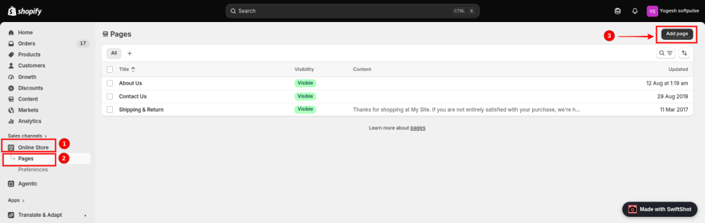 How to add a size chart to Shopify product page