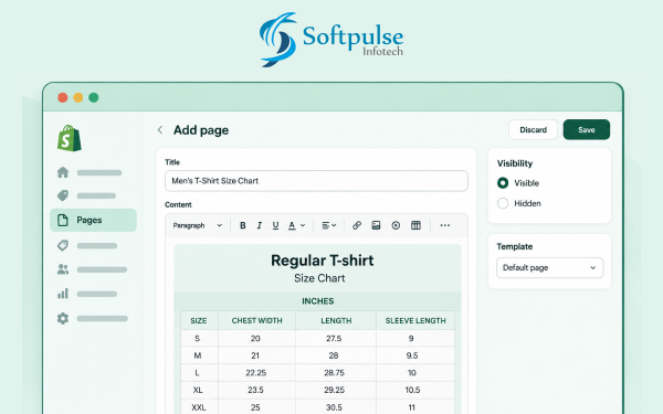 How to add a size chart to Shopify product page