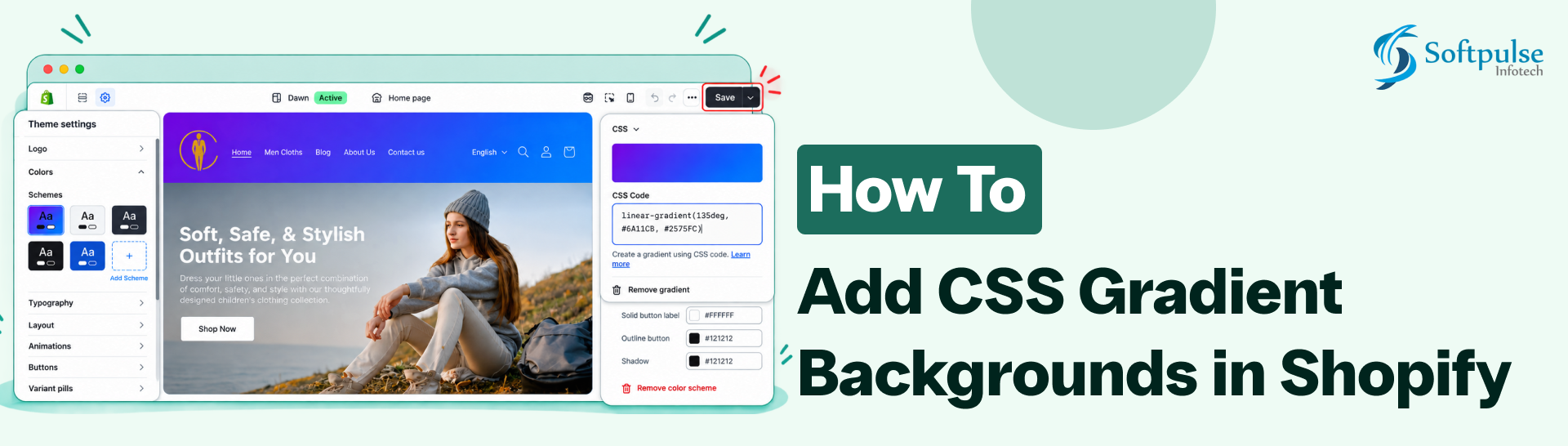 How to Use CSS Gradients for Backgrounds in Shopify