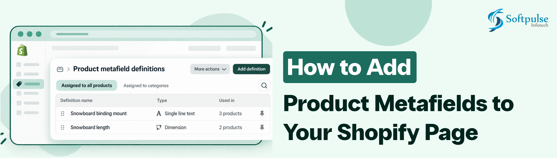 How to Add Product Metafields to Your Shopify Page