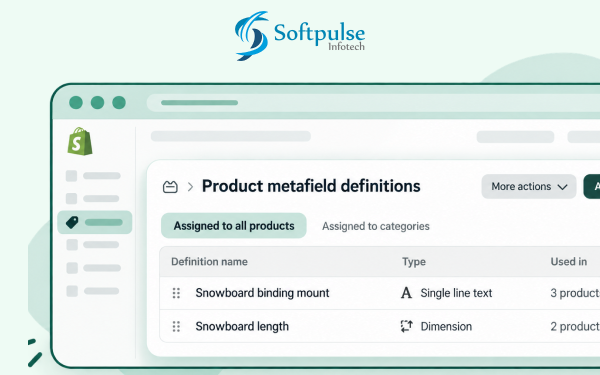 Shopify product metafields