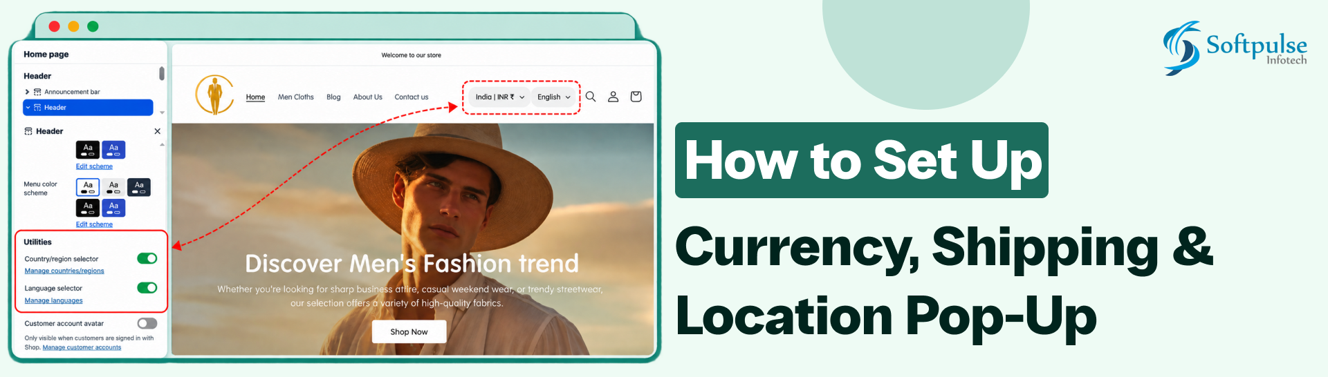 How to Set Up a Currency, Shipping & Location Pop-Up on Shopify