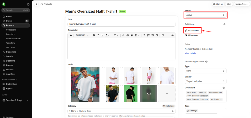 Shopify products showing sold out despite stock