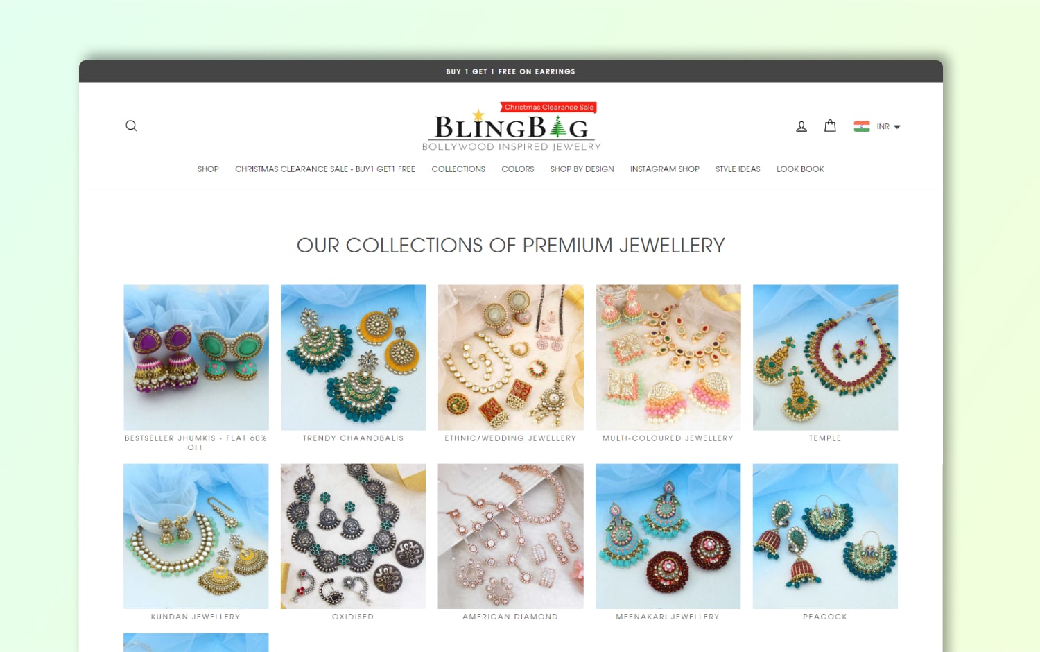 Bling Bag Shopify Store