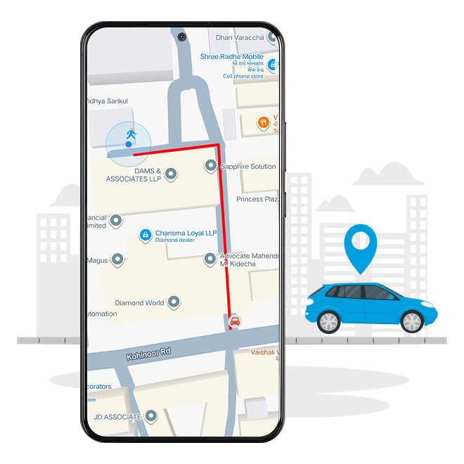 Find Parked Car App